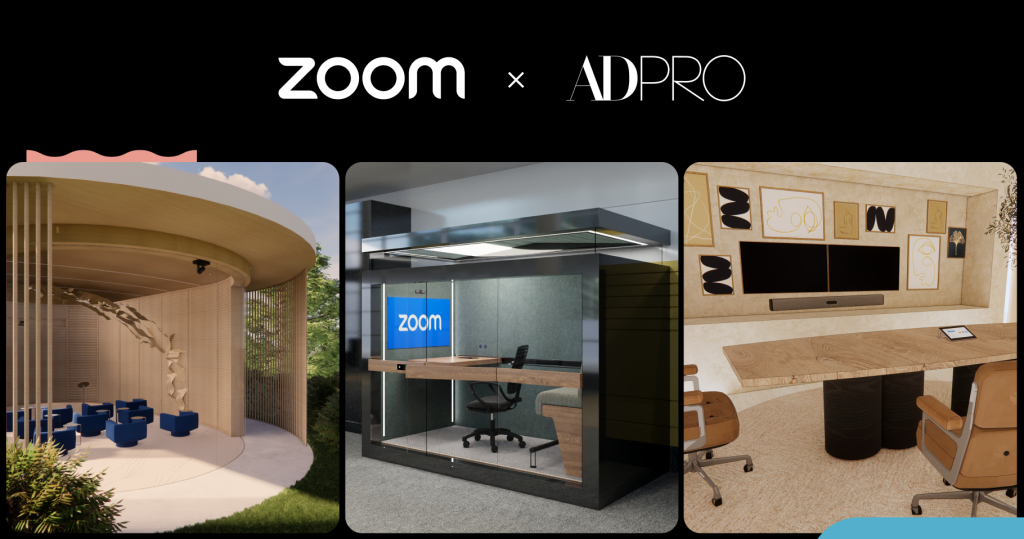 利用 Zoom Rooms 设计现代办公场所